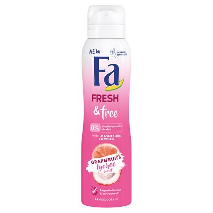 Fa spray deo Fresh Grapefruit 150ml | Kosmetické a dentální výrobky - Dámská kosmetika - Deodoranty